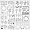 5 Sheets Wildflower Clear Stamps Floral Leaves Butterfly Silicone Transparent Stamps for DIY Craft Card Making Scrapbooking Embossing Album Decor